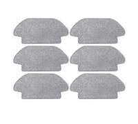 Lot De 6 Lingettes En Microfibre For Aspirateur Robot Xiaomi, 2S / S12 / Mop P/Mop Pro, Accessoire De Vadrouille Lavable
