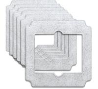 Lot de 6 Lingettes Microfibre Lavables Compatible avec ECOVACS Winbot Mini Chiffons de Rechange