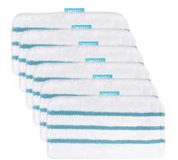 Lot de 6 Lingettes Microfibres Rectangulaires pour Black Decker Balais Vapeur - Alternative à FSMP20