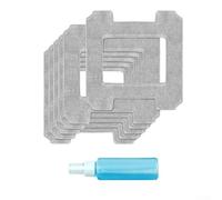 Lot de 6 lingettes nettoyantes en microfibre pour Ecovacs Winbot W1 Pro W2 - Lavables - Accessoire robot nettoyeur de vitres - Nettoyage efficace sans traces - Chiffons réutilisables
