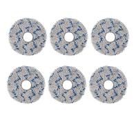 Lot de 6 lingettes pour robot aspirateur Ecovacs Deebot T30 Omni/T30 Pro Omni/T30S Combo / T30S Combo/T30S / T30S PRO/N30 PRO Omni, accessoires de balai en microfibre lavables