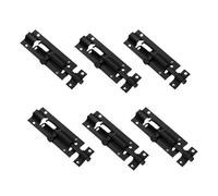 Lot de 6 loquets coulissants en acier inoxydable épais pour porte de toilette pour clôture/bois/porte de grange