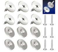 Lot de 6 loquets magnétiques dissimulés pour porte d'armoire avec aimant puissant, pour divers matériaux pour portes de cuisine, placard, porte, tiroir de rangement