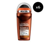 Lot De 6 - L'oréal Paris Men Expert Barber Club Déodorant Bille Protection 48h 50ml