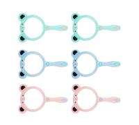 Lot de 6 loupes de dessin animé assorties pour enfant