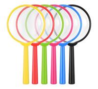 Lot de 6 loupes éducatives en plastique coloré de 12,6 cm de diamètre pour la recherche scientifique, la lecture et les études de la nature, loupe pour enfants en 6 couleurs