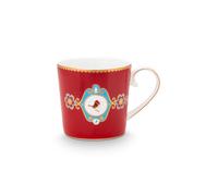 Lot de 6 Love Birds Petits mugs Médaillon - Rouge - 150ml Pip Studio