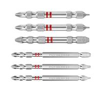 Lot de 6 magnétiques hexagonaux pour tournevis | Embouts de vis pour réparations domestiques, travail du bois et des métaux, meubles, armoires,