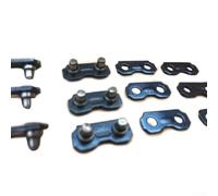 Lot de 6 maillons de jonction de chaîne de tronçonneuse de rechange pour chaîne de tronçonneuse à pas de 0,063 mm - Maillons en métal - Compatible avec de nombreuses chaînes de tronçonneuse - Longue