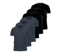 Lot de 6 Maillots de corps à manches courtes Close to you Ammann 10555 M-2XL