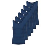 Lot de 6 Maillots de corps sans manches Jeans Feinripp Ammann 170159 M-6XL
