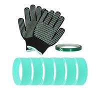 Lot de 6 manchons élastiques de 7 cm, anneaux enveloppants résistants à la chaleur, bandes en silicone pour bouteille d'eau, accessoire de prise en main sûre pour emballage de tasse de voyage | Bandes