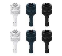 Lot de 6 manettes de drone amovibles en alliage d'aluminium compatibles avec DJI Mini 3 Pro/Mini 4 Pro/Air 3/Mavic 3 Pro RC & RC 2 Accessoires de télécommande (argent, noir, bleu)
