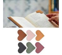 Lot De 6 Marque-Pages En Forme De Cœur, Accessoires De Livre Mignons Pour Les Pages De Coin, Cadeau Pour Les Amoureux Des Livre (6PCS)