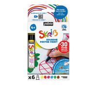 Lot de 6 marqueurs gouache SKRIN - Pébéo