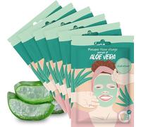 Lot de 6 Masque Visages en tissus - Aloe Vera - FRENCH TENDANCE