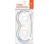 Lot de 6 masques à décorer 'Graine créative ' Panda