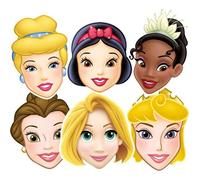 Lot de 6 masques Princesses Disney - Marque DISNEY - Licence Disney Princesses - Pour enfants