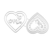 Lot de 6 matrices de découpe en métal pour loisirs créatifs, scrapbooking, cartes, pochoirs, loisirs créatifs, scrapbooking
