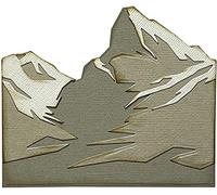Lot de 6 matrices de montagne Sizzix Thinlits par Tim Holtz, 665580