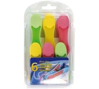 Pinces à linge Maxi clips (sachet de 6) *