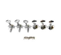 Lot de 6 mécaniques à dos ouvert pour un son et une résonance améliorés sur les guitares acoustiques et électriques