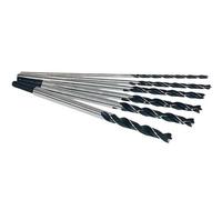 Lot de 6 mèches à bois, mèches à poutres, 300 mm de long 6 8 10 12 13 14 mm