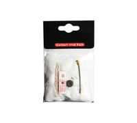 Lot de 6 mèches de coton de rechange en feutre pour briquets Zippo à paraffine