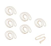 Lot de 6 mèches rondes de rechange pour lampes à huile, torches en bambou, torches de jardin, lampes à pétrole, en coton pur