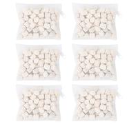 Lot de 6 médias filtrants Bio-max de rechange pour aquariums Fluval Spec, 360 g, anneaux en céramique bio pour filtre d'alimentation AC50/AC70/AC110, filtre de filtration biologique étape 3