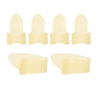 Lot de 6 médiators ergonomiques phosphorescents pour le confort du pouce et du doigt dans des conditions de faible luminosité Matériaux plastiques