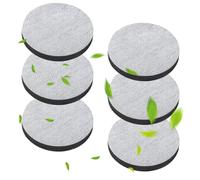Lot de 6 micro disques de filtre à eau, mini filtres à eau de rechange adaptés pour les bouteilles filtrantes Brita Fill and Go, réduisent le chlore, les microparticules et autres impuretés
