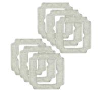 Lot de 6 mini 2 serpillères de rechange compatibles avec ECOVACS WINBOT MINI2, lavables, kit d'accessoires, serpillière, mini 2 lingettes