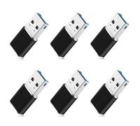 Lot de 6 mini adaptateurs USB 3.0 en aluminium pour lecteur de carte /TF