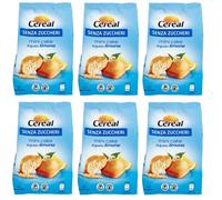 Lot de 6 mini cake al gusto citron avec collation sucrée mini gâteau au citron sans sucre 196 g