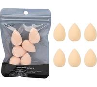 Lot de 6 mini éponges de maquillage pour fond de teint, poudre, anti-cernes, fard à paupières, houppettes et cales, éponges de maquillage, houppettes et cales