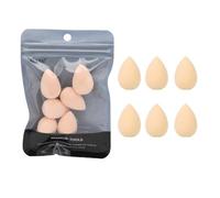 Lot de 6 mini éponges de maquillage pour fond de teint, poudre, correcteur et fard à paupières, houppettes et cales