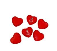 Lot de 6 mini miroirs de maquillage double face en forme de cœur de cerises pour maquillage et maquillage