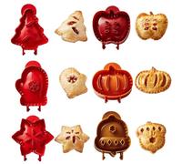 Lot de 6 mini moules à tarte pour la pâtisserie, les fêtes et les fêtes