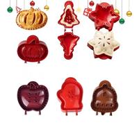 Lot de 6 mini moules à tarte pour la pâtisserie, les fêtes et les fêtes - Moules à tarte à la main - Moules à tarte à la main pour les festivals et les fêtes, gadgets pour raviolis, pierogi, calzone