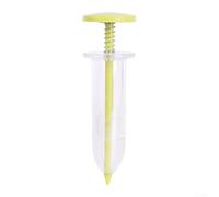 Lot de 6 mini outils de semis conviviaux pour un placement précis des plantes dans n'importe quel jardin (jaune)