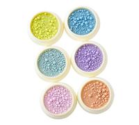 Lot de 6 mini perles de caviar 3D en métal pour nail art, mini perles à ongles, macaron, décoration d'ongles, accessoires de décoration d'ongles