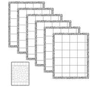 Lot de 6 mini tampons de 12,1 x 15,2 cm, tapis multi-usage à faible adhérencele scrapbooking pour maintenir le projet en place en maintenant votre pochoir en place pendant le mélange d'encre.