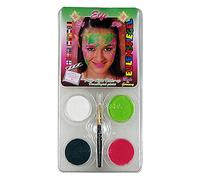 Lot de 6 miroirs hiboux avec 4 couleurs et un pinceau