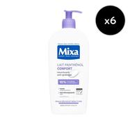 Lot De 6 - Mixa Lait Panthénol Confort 400ml
