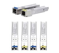 Lot de 6 modules SFP de connecteur SC 3 km, 1,25 G, connecteur Simplex en fibre monomode SC 1000BASE BiDi 1310 nm/1550 nm 3 km Module émetteur-récepteur SFP