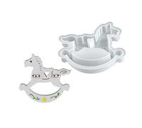 Lot De 6 Moules Flexibles En Silicone Pour Bougies De Noël Forme Unique Renne Cheval À Bascule Étoile Garçon Angélique De Noël Ensemble De Moules À Bougies En Silicone