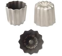 Gobel - Lot DE 6 MOULES INDIVIDUELS Pur CANNELES BORDELAIS