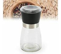 Lot de 6 moulins à poivre manuel 180 ml - Broyeur en céramique - Peut être réglé en continu - Convient pour le sel, le poivre, la cardamome, les graines de lin, le sésame, etc.