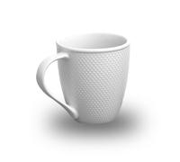 Lot de 6 mugs blanc - "Serenity" Laguiole Cuisson